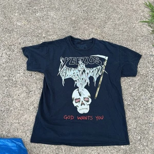 Kanye West Yeezus Tour 2013 Flying Reaper God Wants You Shirt Größe Large - Bild 1 von 8