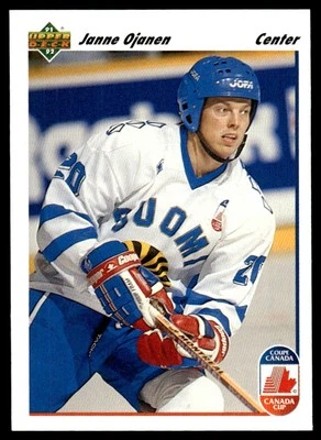 1991-92 Upper Deck Janne Ojanen Finland #25 - Image 1 of 2