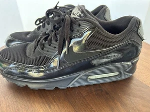 [443817 002] Mujer 9 Air Max 90 Prem Negro Metálico Cromo - Imagen 1 de 13