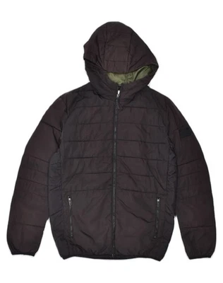 JACK & JONES Mens Hooded Padded Bomber Jacket UK 36 Small Navy Blue D209 - Image 1 of 3