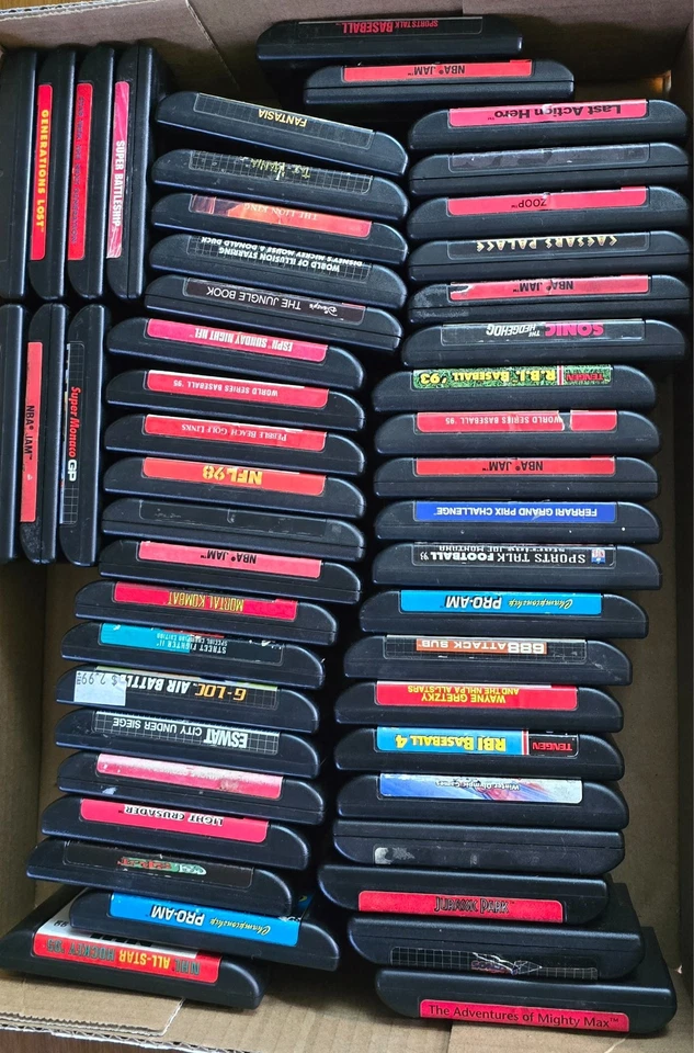 Sega Genesis Original OEM Authentic *Pick Your Game* Cart Only Cleaned Tested - Image 1 of 1