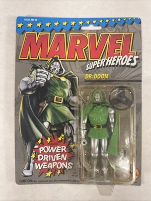 Dr. Doom TOYBIZ 漫威超级英雄 5 英寸全新无标签复古神奇四侠医生 — 第 1/4 张图片