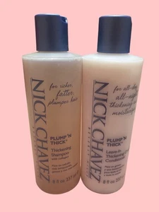 Nick Chavez Plump N Thick Collagen Shampoo Leave In Conditioner Verdickung 8oz - Bild 1 von 7
