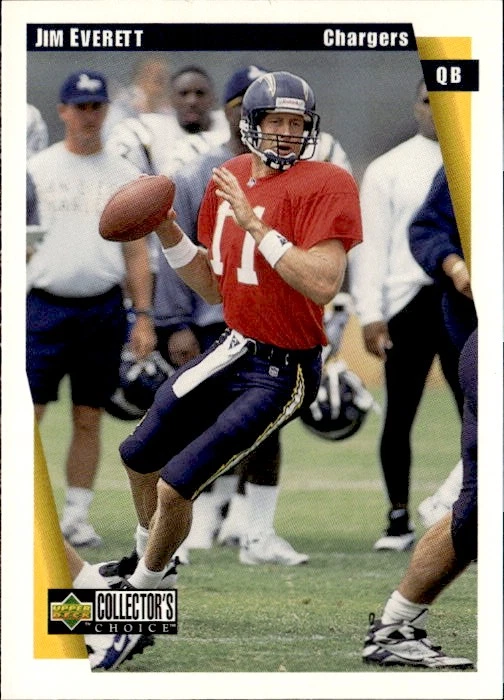 1997 Collector's Choice Jim Everett 432 San Diego Chargers - Image 1 of 2