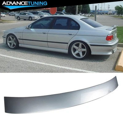 For 97-03 BMW E39 525i 528i AC Roof Spoiler Rear Window Visor Painted 354 Silver - Image 1 of 4