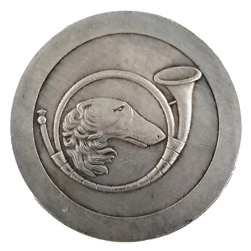 Lote 235 1935 Medalla Organización de Rescate para Perros Galgos. Tercer Reich, Alemania Foto 1 de 2