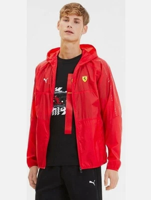 Ferrari x Puma Red Lightweight Ferrari official Product Windbreaker Size Large - Image 1 of 4