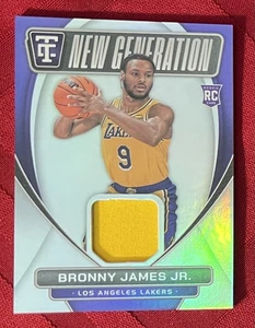 2024 Panini Totally Certified Bronny James Jr Rookie Patch New Generation Lakers - Picture 1 of 7