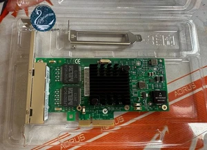 Intel I350T4V2BLK Ethernet Server Adapter Gigabit RJ45 PCI-Express OEM 4-Port - Picture 1 of 7