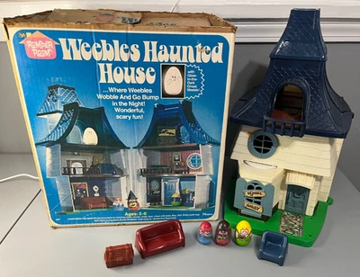 Vintage 1976 Hasbro Weebles Haunted House Play Set Romper Room - Image 1 of 4