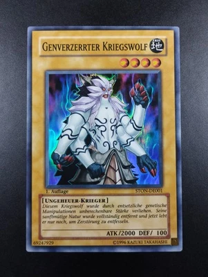 YUGIOH 2007 | GENE-WARPED WARWOLF | STON-EN001 | 1ST | GERMAN | NM - EXCELLENT - Bild 1 von 4