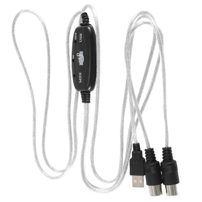 Adaptateur de Câble USB MIDI, Interface de Câble D'EntréE-Sortie USB Type A7540 - Imagen 1 de 4