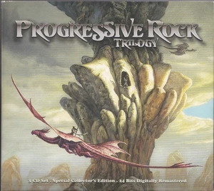 VARIOUS ARTISTS - PROGRESSIVE ROCK TRILOGY 3xCD 2010 - Picture 1 of 1