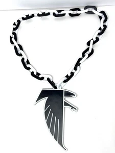 Cadena y colgante retro de gran tamaño de los Atlanta Falcons, ¡arte 3D inspirado en los fanáticos! - Imagen 1 de 1