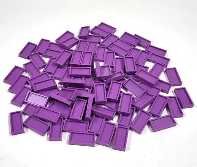 Vintage Domino Rally Violet Dominos Lot 200g AY674 - Photo 1/3