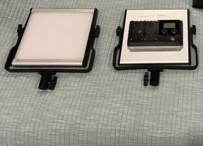 2X FOSITAN L4500 LUZ LED BICOLOR PARA VIDEO 4K DSLR CÁMARA VIDEOCÁMARA CRI 96+ Foto 1 de 2