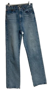 Madewell The Perfect Vintage Damen Gr. 00 helle Waschung gerade Jeans 24 Taille - Bild 1 von 16