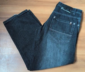 Pantalones de mezclilla de skate vintage South Pole para hombre 34x30 lavado oscuro negros grunge emo 4180 - Imagen 1 de 17