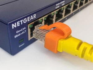 Connettore Ethernet RJ45 rotto clip fissaggio riparazione connettori CAT5 CAT5e CAT6 (10 PZ) - Foto 1 di 3