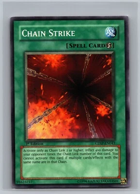 Chain Strike CDIP-EN043 Yugioh CCG Cyberdark Impact 1st Edition Common Card - Image 1 of 2