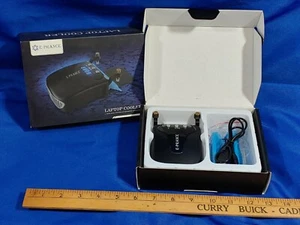 E-PRANCE Gaming Laptop Lighted Cooler Pad Black USB Connect Cool Down - Picture 1 of 7