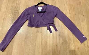 American Girl Isabelle's Purple WRAP DANCE SWEATER for GIRLS SZ M 10-12 - Picture 1 of 4