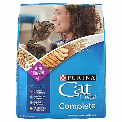 Purina Cat Chow Complete Balance 15 Lb. Adult Cat Food 178864 - 1 Each