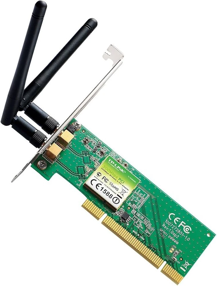 TP-Link Wireless N300 PCI Adapter, 2.4GHz 300Mbps -TL-WN851ND - Image 1 of 1
