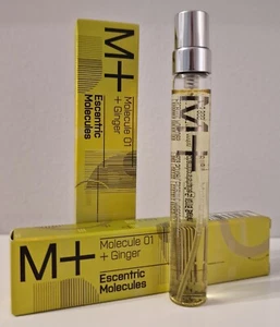 SET OF 2 x ESCENTRIC MOLECULES M+ MOLECULE 01 + GINGER 8.5ml EDT MINI FRAGRANCES - Picture 1 of 2