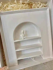 Handmade 1/6 Scale Miniature Fireplace for Popular Fashion Doll/blythe Dollhouse - Picture 1 of 2