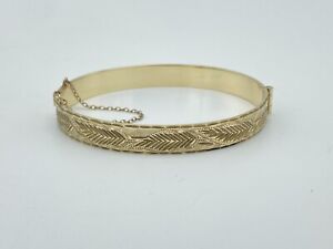 Vintage 9ct Rolled Gold Bangle Patent No. 1167637
