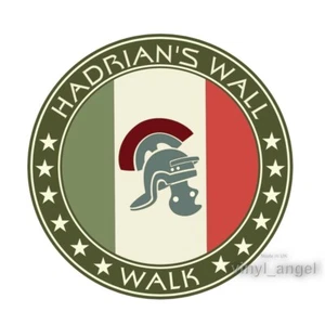 HADRIAN'S WALL WALK Magnete Frigorifero Rotondo 75x75mm #M9008 - Foto 1 di 2