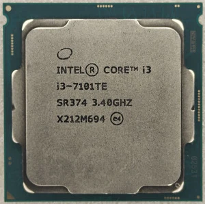 Intel Core i3-7101TE LGA1151 SR374 2C/4T 3.4GHz 35w 7Th Gen CPU processor - Picture 1 of 2