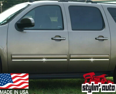 Tira protectora de moldura de cuerpo flexible cromada personalizada de 1" para Rolls Ram Foto 1 de 3