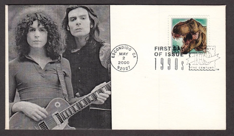 2000 Celebrate the Century 1990s Sc 3191k Jurassic Park T-Rex band cachet - Image 1 of 1