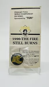 Pittsburgh Pirates Vintage TCBY Pin WORLD CHAMPS 1979 PIN 3 OF 5 NEW - Picture 1 of 12