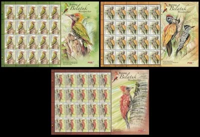 Malaysia Woodpecker 2013 Bird Nature Wildlife Forest Animal (sheetlet) MNH - Image 1 of 4