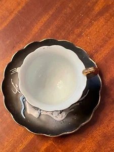 NIKONIKO STONE MOUNTAIN  GEORGIA MINIATURE TEA CUP & SAUCER SOUVENIR LABEL - Picture 1 of 6