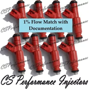 1% Flow Match OEM Bosch Fuel Injectors (8) 0280155934 for 00-03 Dodge 5.9L V8 - Foto 1 di 1