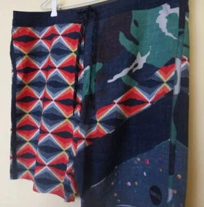 Oneill Jordy Freak Boardshorts Surf Sz 38 camouflage stretchy polyester elastine - Picture 1 of 12