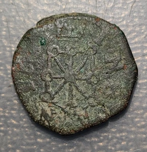 ESPAÑA PAMPLONA FELIPE III 4 CORNADOS S/F (1608-1611) - Picture 1 of 2