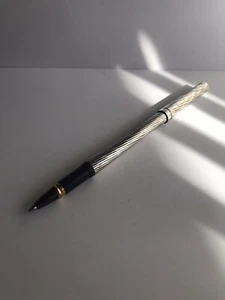 ST Dupont Silber Kugelschreiber mit wirbelnden Linien - Bild 1 von 19