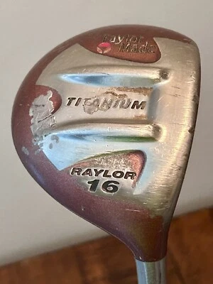 Taylor Made Wood Golf Club Raylor 16 Bubble Shaft S-90 Plus Graphite RH - Image 1 of 4