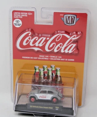 M2 Machines Coca-Cola 1953 VW Beetle Deluxe European Raw Super Chase 1/250 Rare - Image 1 of 3