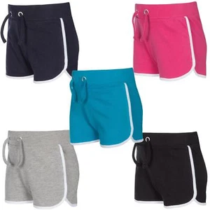 Girls / Childrens Cotton Jersey Summer Shorts ~ 2-13 Years - Picture 1 of 10