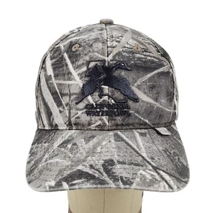 California Waterfowl Association CWA Hat Cap Camo Gray Hunting Adjustable - Picture 1 of 9