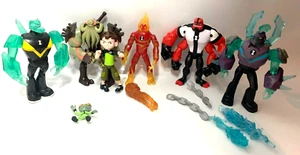 Ben 10 Figuras de Acción 5" Cabeza Diamante Cuatro Brazos Paquete Mixto Lote de Trabajo (H2) - Imagen 1 de 6