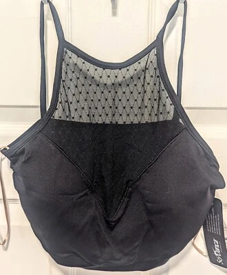 So Danca Camisole Bra Top W/Diamond Mesh Neckline - Image 1 of 3