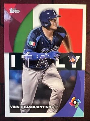 2023 Topps Series 2 Vinnie Pasquantino World Baseball Classic Italy Royals - Image 1 of 2