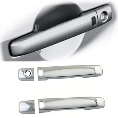 For Infiniti Q60 Coupe 2014 2015 Chrome 2 Smart Car Door Handle Covers Trim Foto 1 de 4